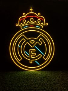 neón escudo Real Madrid