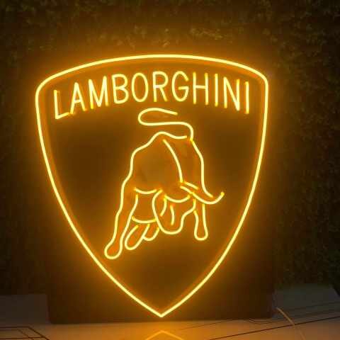 Neón Lamborghini logo