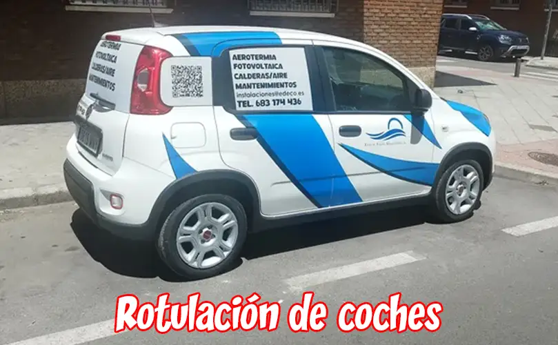 Rotulación de coches en Madrid