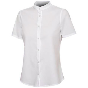 camisa cuello tirilla stretch manga corta mujer velilla 405014s