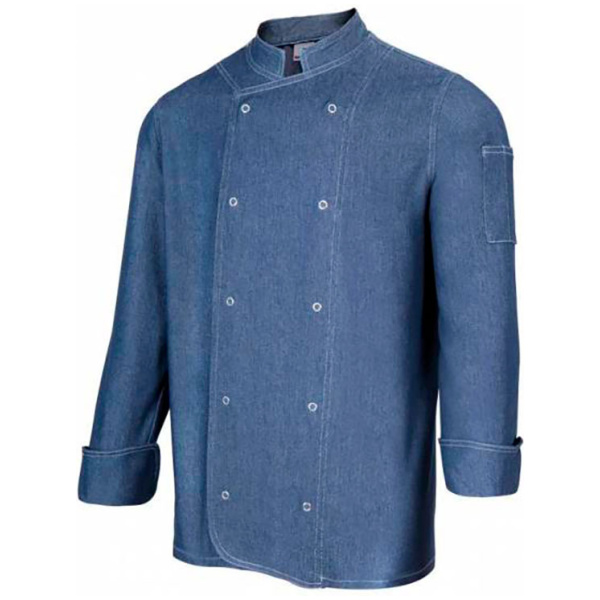 chaqueta de cocina denim velilla 405207