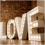 letras gigantes boda luz 1