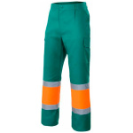 pantalon bicolor alta visibilidad serie 157c