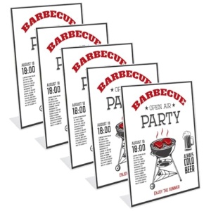 BUYGOO Expositor de mesa A4 5 unidades acrilico A4 soporte en L transparente DIN A4 soporte inclinado soporte A4 para restaurantes hoteles conferencias cafeterias promociones exposiciones 0
