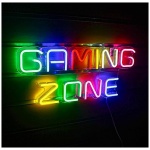 Gaming Zone Letreros de neon juegos LED de colores paredes de neon decorados con letras letreros de neon salas de juegos areas de juego agujeros para hombres regalos para jugadores ninos hombres 0 0