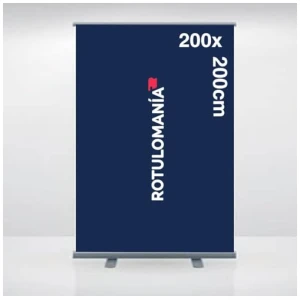 Generico Expositor publicitario Rollup 200x200 cm Personalizado impresion incluida maxima Calidad de impresion 0 0