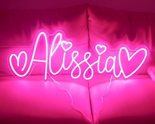 JEMESI Letreros de Neon LED Personalizados Letrero Luminoso Neon Pared para Decoracion de Pared Bodas Comercios Negocios Bares Restaurantes y Fiestas Neon Signos de Luz 0