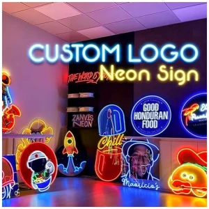 JEMESI Neon Personalizable Logo Cartel de neon personalizado con LOGO patron personalizado emoji panel luminoso LED para nombre de empresa oficina bar club estudio tienda decoracion de pared 0 0