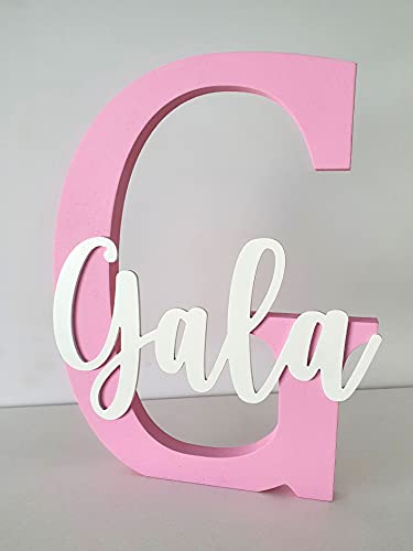 LETRAS DECORATIVAS GRANDES INICIALES CON NOMBRE ALTURA 30CM 0 0