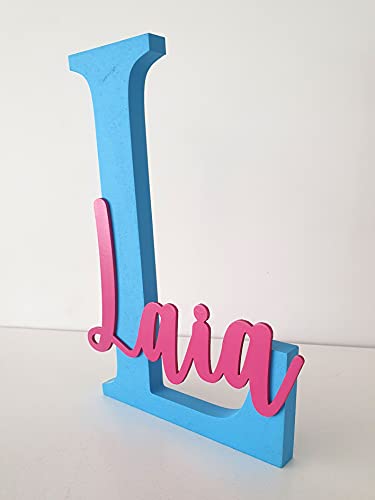 LETRAS DECORATIVAS GRANDES INICIALES CON NOMBRE ALTURA 30CM 0 2