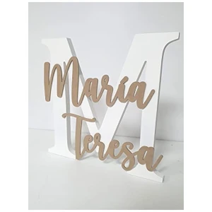 LETRAS DECORATIVAS GRANDES INICIALES CON NOMBRE ALTURA 30CM 0 3