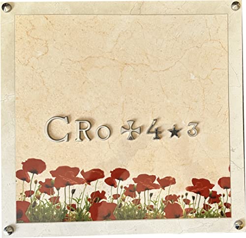 Letras acabado cromado aptas para lapidas con perno para su colocacion texto personalizable 4 Centimetros 0 3