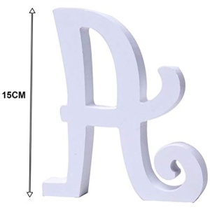 Letras y numeros de madera alfabeto para decoracion 15cm A 0 0