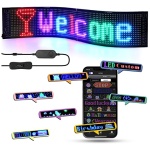 Letrero Neon 68x12cm Flexible LED Panel Pantalla LED Publicidad Exterior Letrero LED Personalizado para Decoracion Pared Negocio Navidad Regalo IdealApp ControlledConexion USB 0