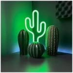 NIWWIN Neon SignCactus Neon Led luces neon decoracion luces decorativas con base pilas o usb decoraciones de navidad fiestas de cumpleanos regalos para ninos 0 1