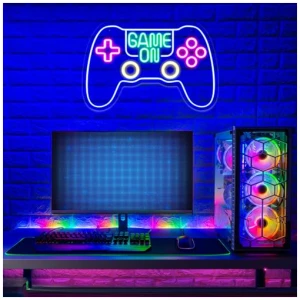 Neon GamingLampara LED Game Controller Neon Sign para Decoracion de Habitacion Gamer Luz LED Fria Segura y Duradera Perfecto para Ninos Jovenes y Adultos Apasionados por los Videojuegos 0 0