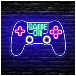 Neon GamingLampara LED Game Controller Neon Sign para Decoracion de Habitacion Gamer Luz LED Fria Segura y Duradera Perfecto para Ninos Jovenes y Adultos Apasionados por los Videojuegos 0