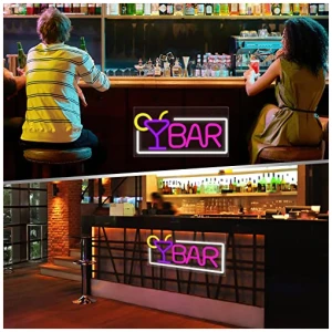 Neon LED Letrero Neon Cartel Luminoso LED BAR Luces de Neon para Bar Home Bar Club Pub Negocios Celebracion Cumpleanos Fiesta Decoracion Luz de neon alimentada por USB de Amyzavls 0 3