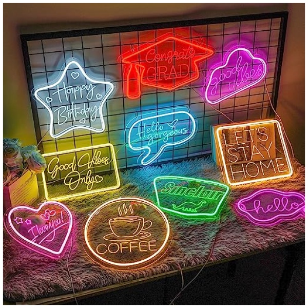 Neon Personalizado LED Carteles Tallados Custom Letrero Luminoso 3D para Decoracion de Pared Letras Neon Personalizadas para Boda Cumpleanos Fiesta Bar Tiendasopcion de formatamanotexto 0 2