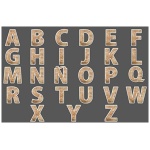 NivellPublicitari Letras Decorativas Letras Madera en PVC Letras Pared Letras Nombres Nombre Personalizado Texto Personalizado 6 x 8 cm Perfil Blanco 0 1