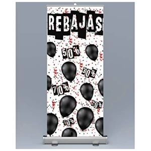 Oedim Roll up Rebajas 85x200cm Maxima Calidad de Impresion Anti Curbing antibalanceo Rollup expositor publicitario enrrollable 0 1