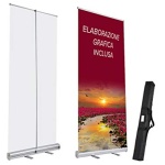 Roll Up Expositor Rollup publicitario 85 x 200 cm Banner grafico incluido 0