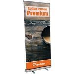 Roll Up Premium Pantalla enrollable 100 x 200 cm sin cartel anodizado en plata incluye bolsa de transporte 0 2