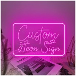 SIGNCLUBS Letrero Neon Personalizado 3D Art Carving Decoracion de Pared Boda Fiesta de Cumpleanos Bar Sala de Juegos LED Senales Luminosas El brillo del USB es ajustable Luces Neon 0