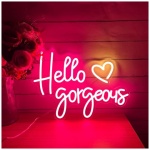 YGEQWK Letrero Neon Personalizado Cartel Luminoso LED Neon Personalizado para Decoracion de Neon Pared Dormitorios Bares Cumpleanos Bodas Decoracion Hogarena 0 0