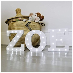 letras madera Letras Led Letras Luminosas Decorativas Letras Alphabet Light Luces De Espejo Del Alfabeto A Z con Luces de LED para Decoracion de DIY FIESTA Dormitorio Decoracion de Navidad Letra S 0 3