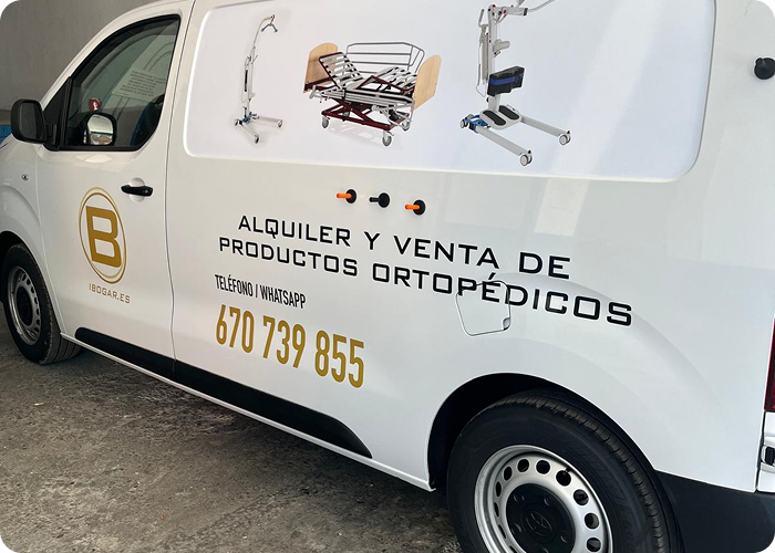 Servicios profesionales de rotulación de vehículos comerciales