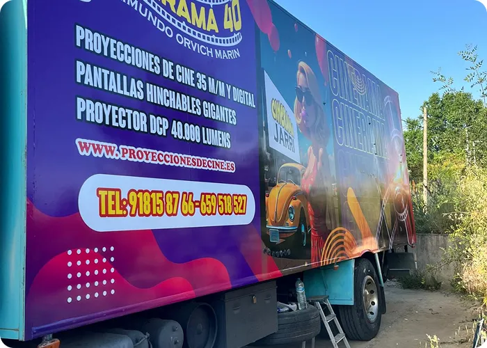 Rotulación profesional de flotas comerciales