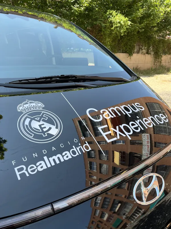 Rotulación coche Real Madrid