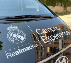 Rotulación coche Real Madrid